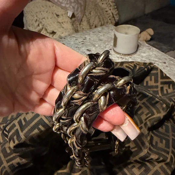 Fendi Zucca FF Mia Large Vintage